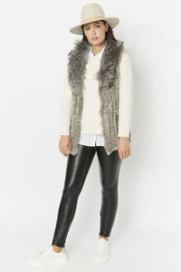 Grey Fox and Coney Fur Gilet