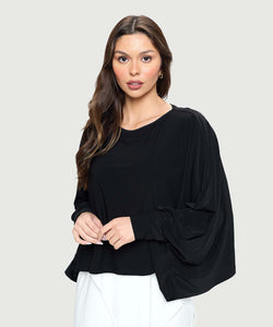 Long Sleeve Cropped Topper