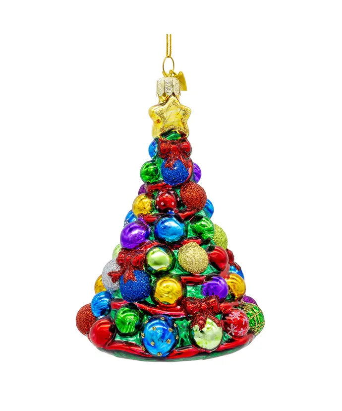 Noble Gems™ Glass Christmas Ball Tree Ornament