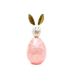 9.5" Capiz Tabletop Bunny w/ Gold Ears