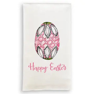 Pink Fab Egg Tea Towel