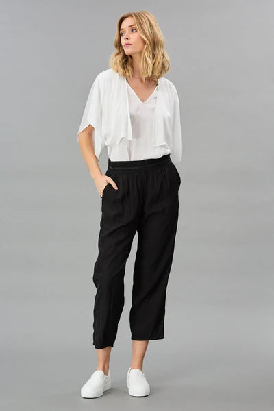 D-Satin Cropped Jogger