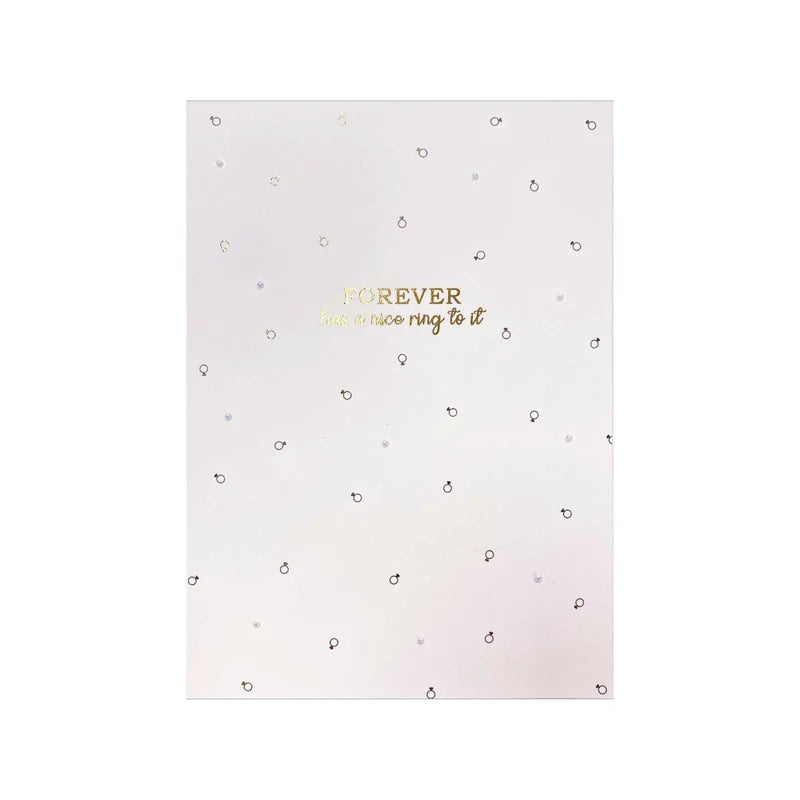 Simple Engagement Handmade Card