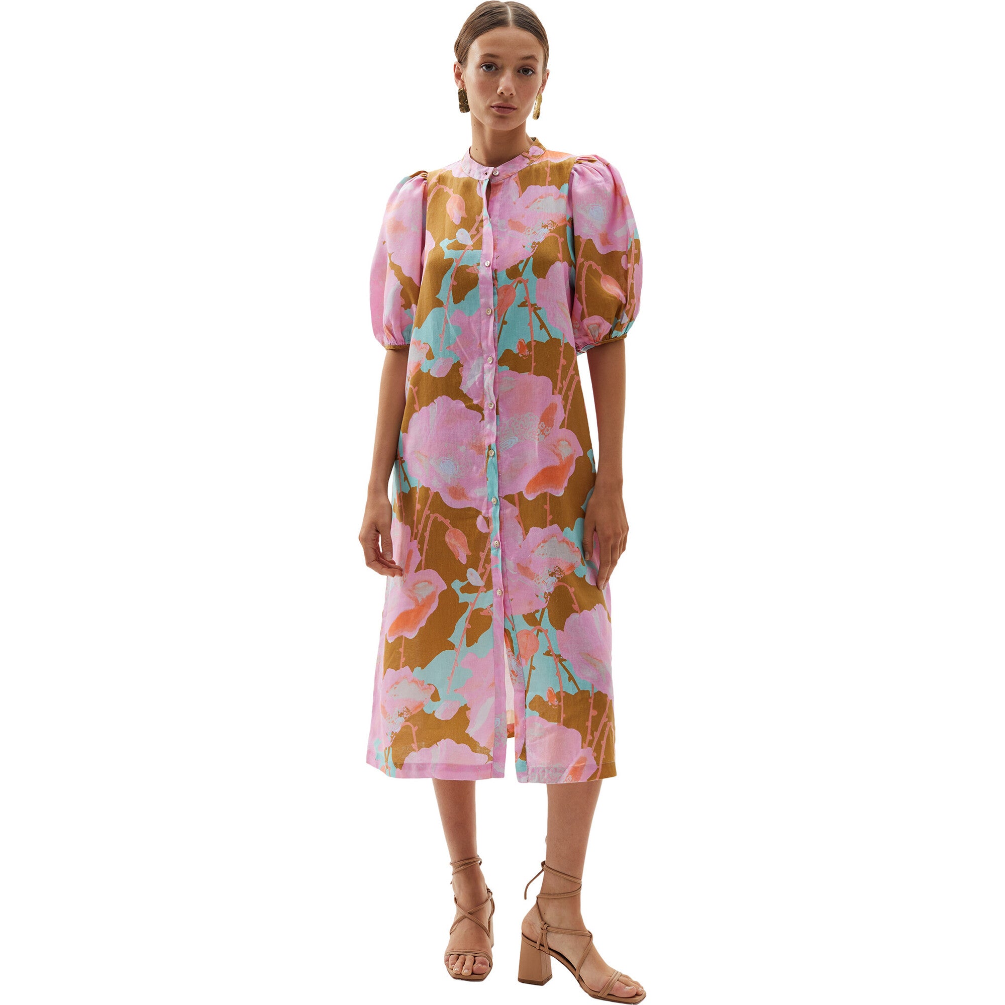 Lanhtropy Women's Bubble Dress Aquarela- Size Medium