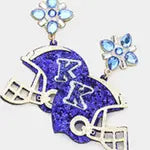 Kentucky Football Helmet Earrings