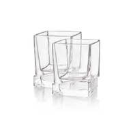 Carre Square Heavy Base Whiskey Glasses