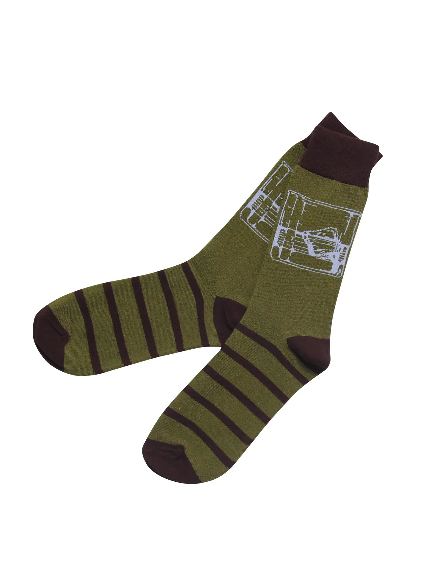 Barrel Down South Socks - Bourbon