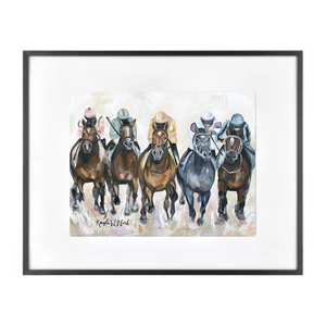 Kayla Weber "At The Races" Art