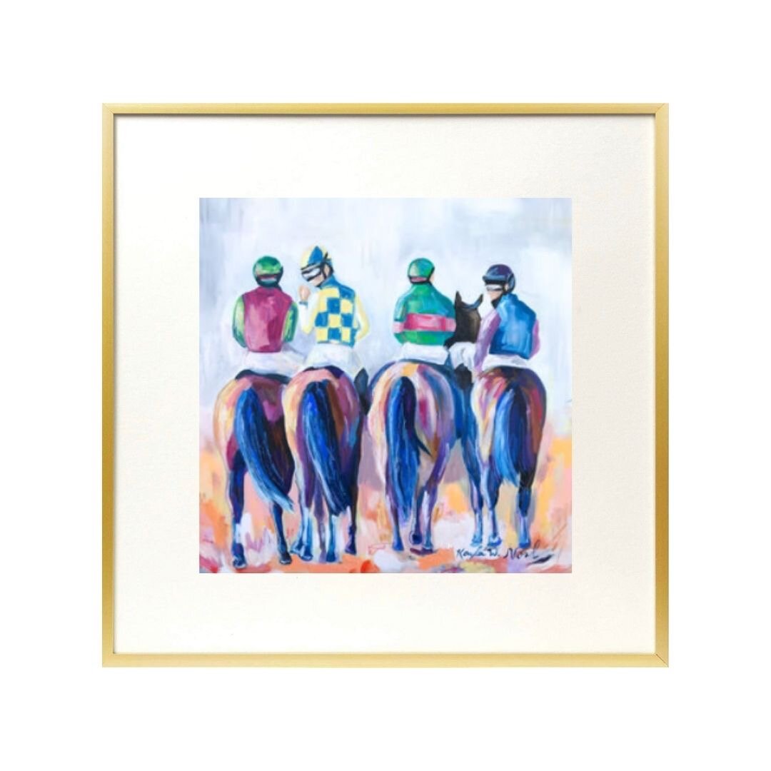 Kayla Weber "At The Races" Art
