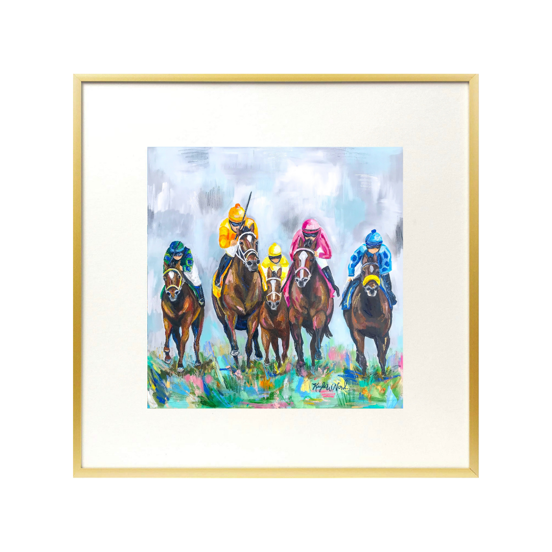 Kayla Weber "At The Races" Art