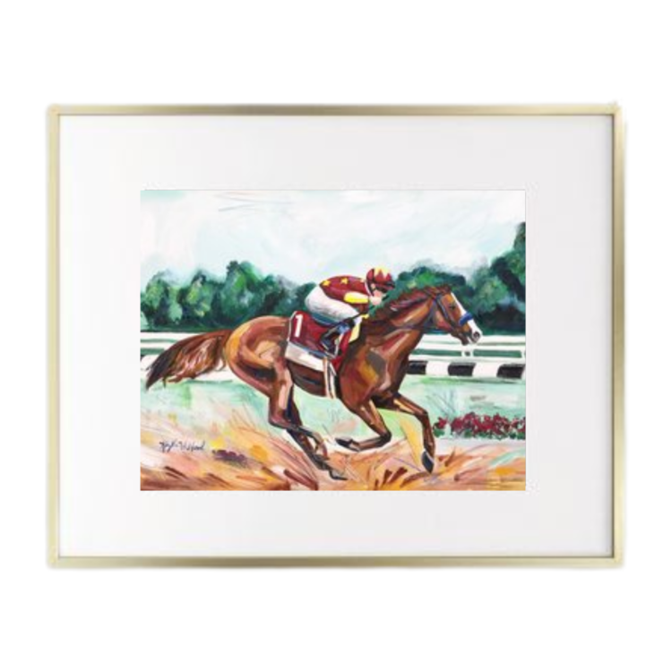 Kayla Weber "At The Races" Art