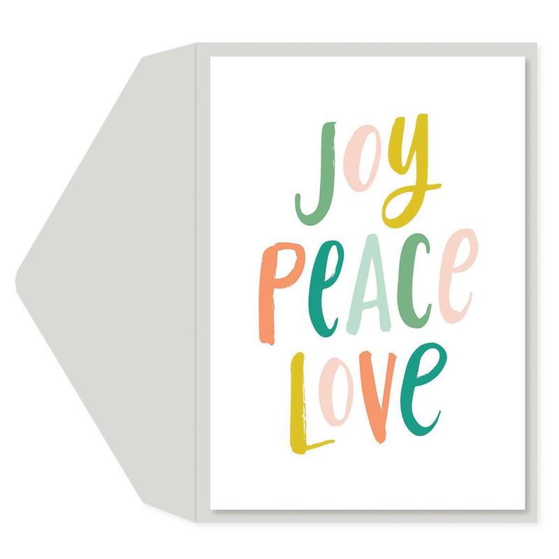 Christmas Cards - Joy Peace Love