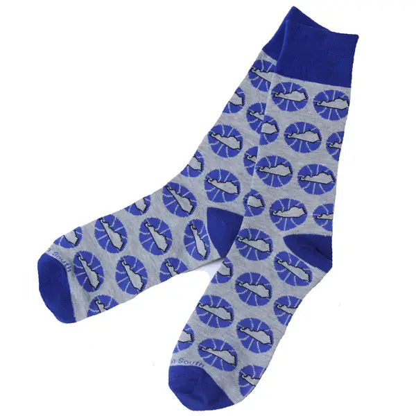 Barrel Down South Socks - Kentucky