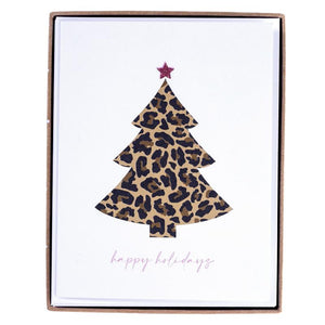Christmas Cards (Box of 15) - Leopard Tree