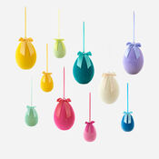 Flocked Hanging Egg Display - 2 Sizes