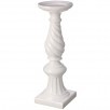 White Spindle Candle Holder