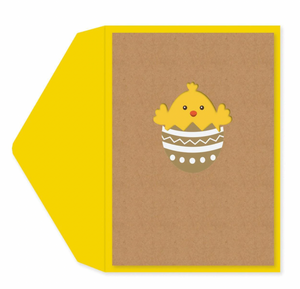 Greeting Card - Easter Egg Chick