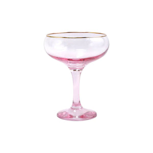 Vietri Coupe Champagne Glass Collection