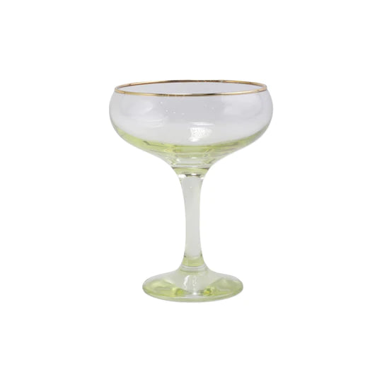 Vietri Coupe Champagne Glass Collection