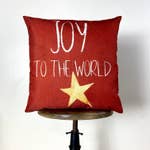 Joy to the World Pillow