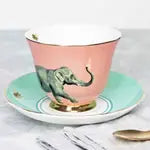 Elephant Teacup and Saucer Set