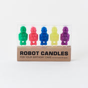 Robot Birthday Candles