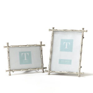 Silver Bamboo Picture Frame, 4x6 and 5x7 available