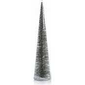 Clear Glass Decorative Tree - Silver