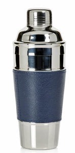 Laguna Nickel and Leather Cocktail Shaker