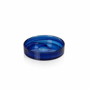 Moonbay Indigo Blue Alabaster Glass Tray