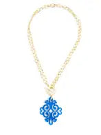 Twirling Blossom Pendant Necklace